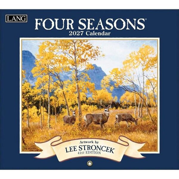 Seasons Four Seasons Deluxe Calendar 2027, Deluxe Calendars, Month To View, Natural World, Gift