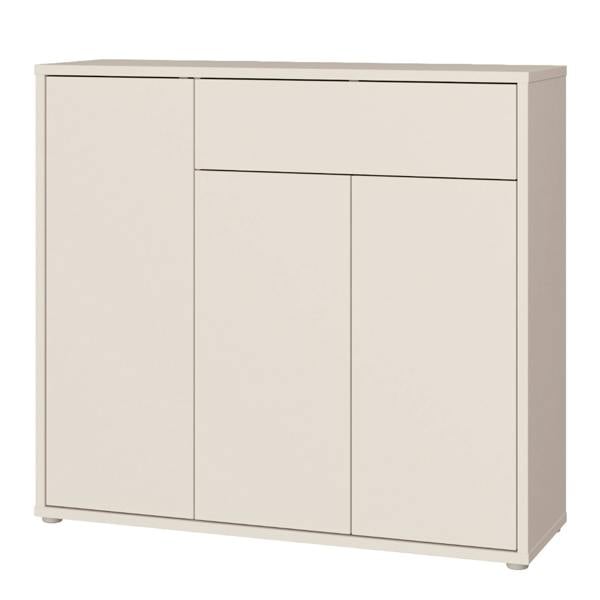 Furniture To Go Alice Springs Sideboard with 3 Doors Push-to-Open & 1 Drawer Push-to-Open in Sand