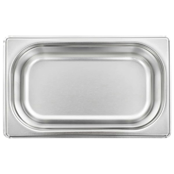 Berkfield Gastronorm Containers 8 pcs GN 1/4 65 mm Stainless Steel