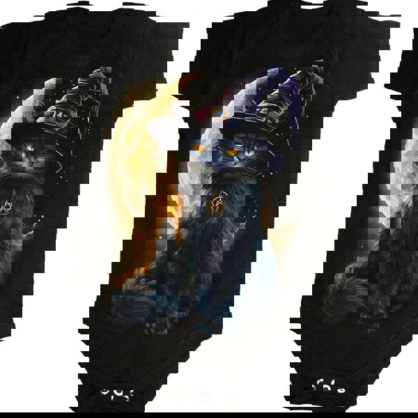 FAMILIAR MAGIC - Baby Sleepsuit Black