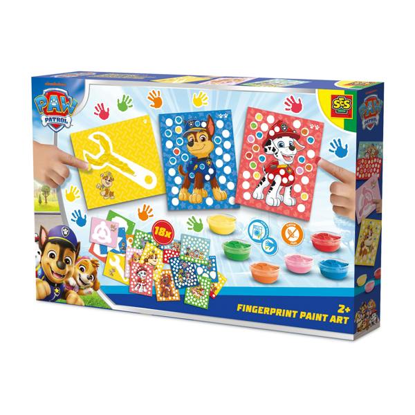 Paw Patrol - Fingerprint paint art