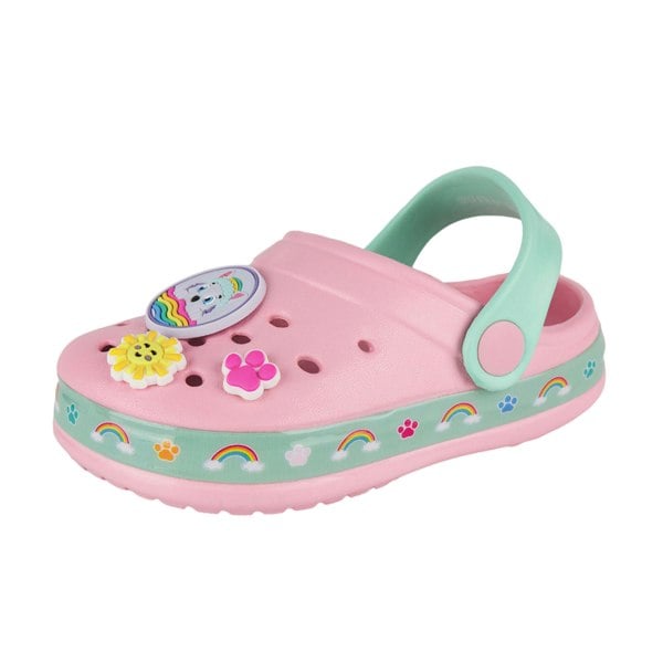 Paw Patrol Girls Skye & Everest Badge Clogs - Pink/Green