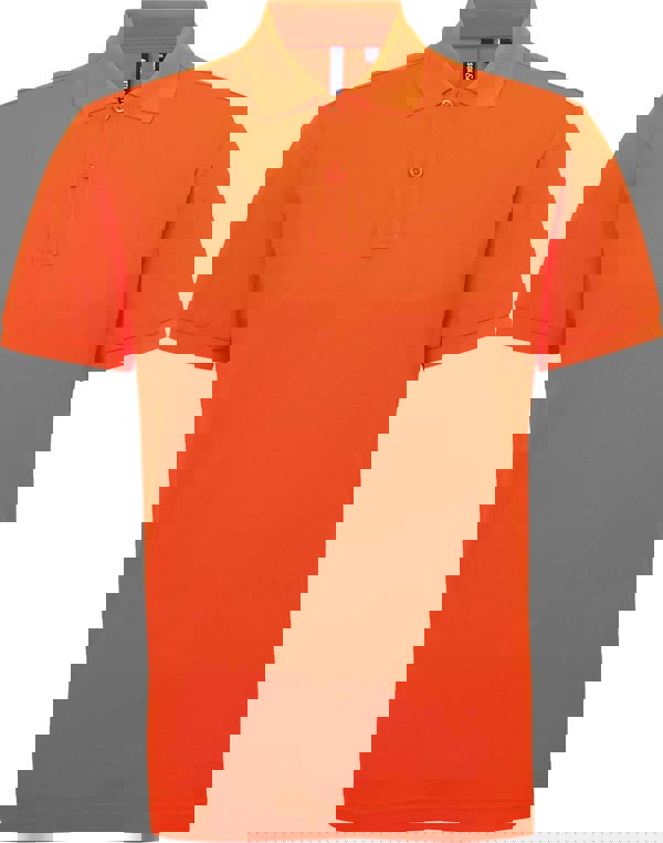 Asquith & Fox Men's Asquith and Fox Polyester Cotton Polo {AQ015}