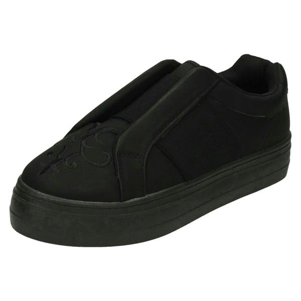 Spot On Ladies Spot On Flatform Creepers