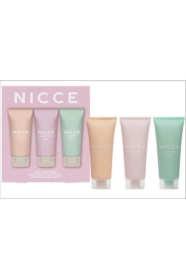 Nicce for Women Body Set Trio - Body Wash 150ml Body Cream 150ml, Body Smoother 150ml