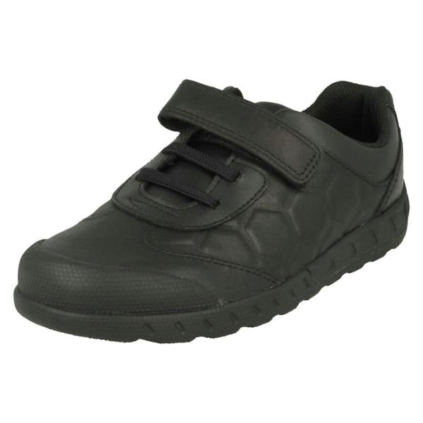 Clarks Boys Clarks Hook & Loop Fastening School Shoes Leader Pass