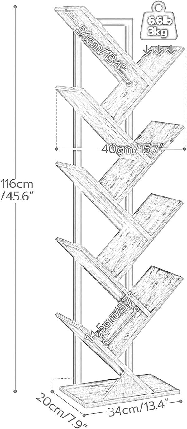 Rafaelo Mobilia Tree Book Shelf