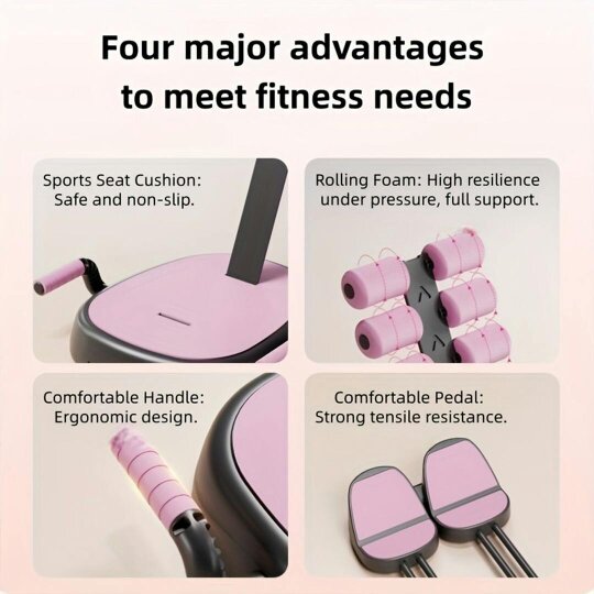 Havendro Ab Machine exercise Abdominal Crunch Trainer for Home Gym Core Workout Equipment