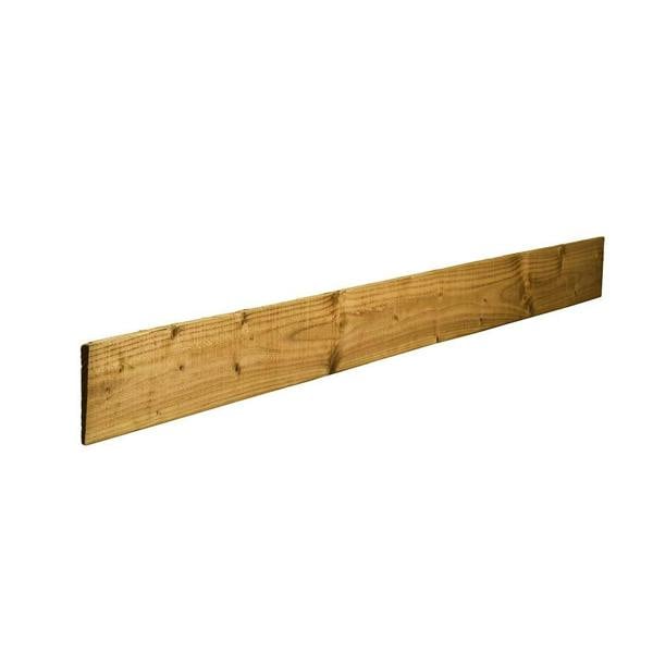 Snowdon Timber Pressure Treated Timber Feather Edge Fence Board (T) 11mm (W) 100mm (L) 1.8m - Pack of 20