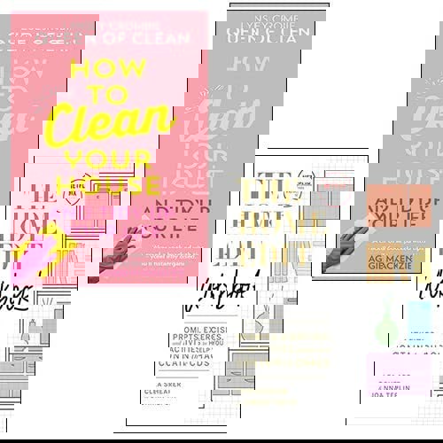 How To Clean Your House [Hardcover], The Home Edit Workbook 2 Books Collection Set