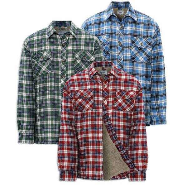Pennine Sherpa shirt showing warm fleece lining and check collar detail, built for comfort in tough outdoor conditions