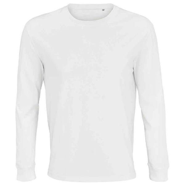 SOLS Unisex Adult Pioneer Organic Cotton Long-Sleeved T-Shirt - White