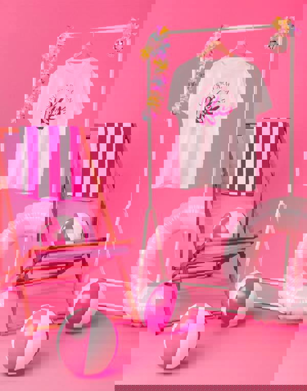 Barbie Mens White Ken Arm Candy Classic Short Sleeved T-Shirt