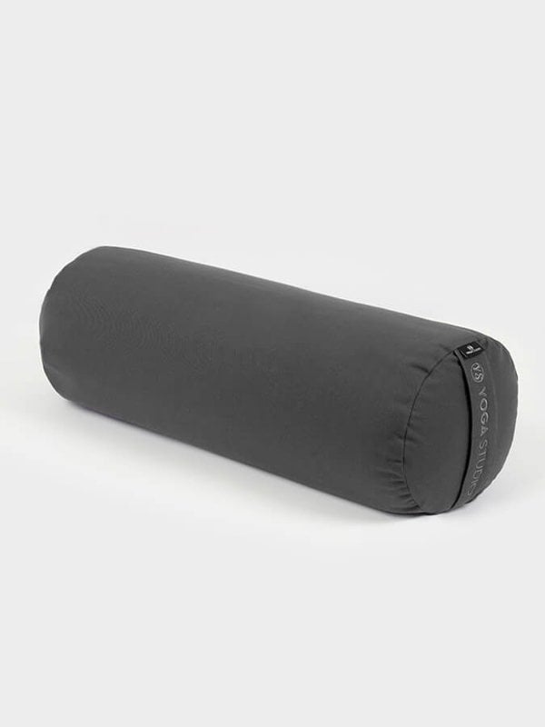 Yoga Studio EU Organic Buckwheat Drawstring Bolster - Grey