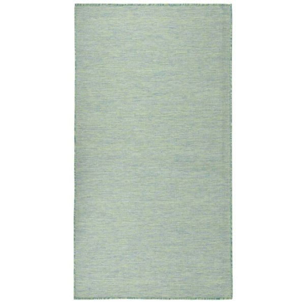 Berkfield Outdoor Flatweave Rug 140x200 cm Turquoise