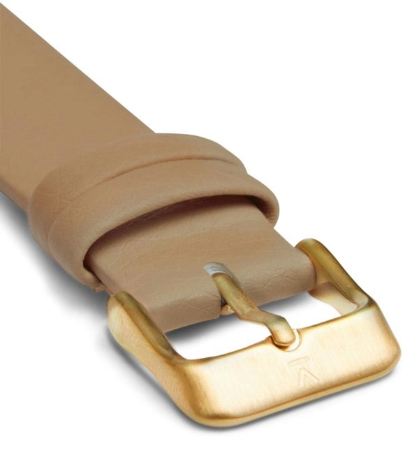 Votch Tan with brushed gold buckle | 20mm