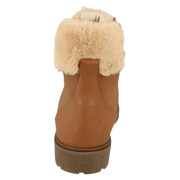 Clarks Girls Clarks Faux Fur Detailed Ankle Boots Astrol Hiker K