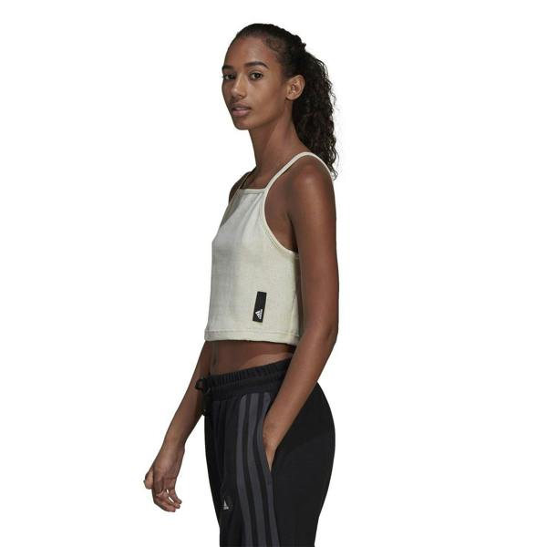 Adidas Womens/Ladies Studio Lounge Ribbed Tank Top - Botanical Garden - 