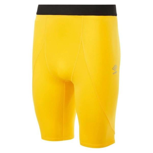 Umbro Mens Player Elite Power Shorts - Yellow - 