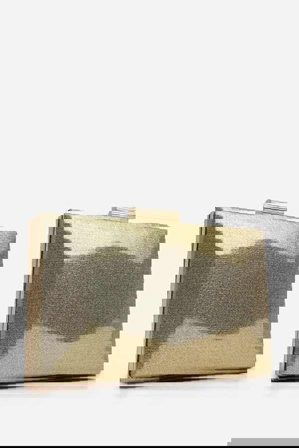 Where's That From Carvela Embellished Evening Clutch In Gold