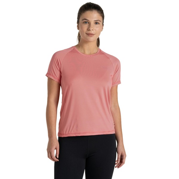 Craghoppers Womens Ellie Short-Sleeved T-Shirt - Deep Coral
