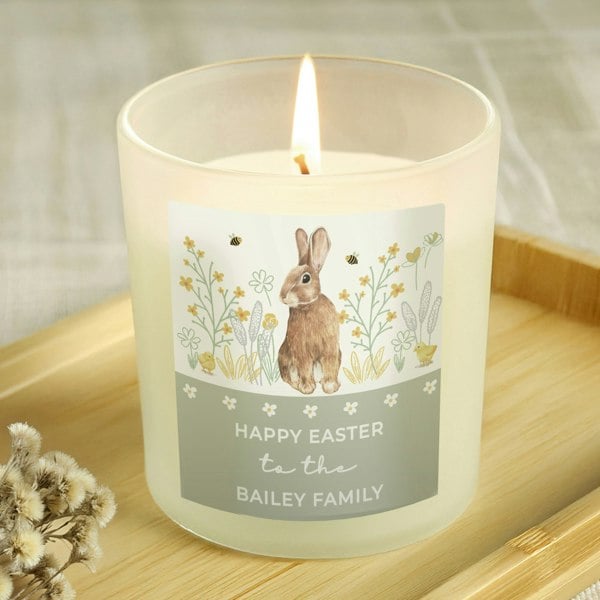 Personalised Memento Company Personalised Spring Bunny Candle Jar