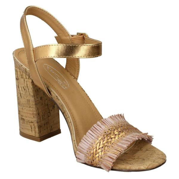 Spot On Ladies Spot On Chunky Heel Sandals