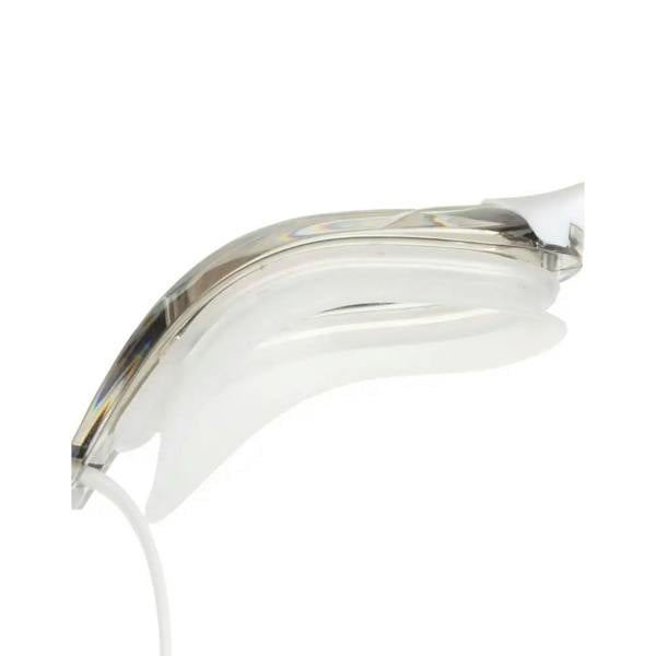 Sleek Aquafeel Ultra Cut Mirrored Goggles in silver and clear plastic