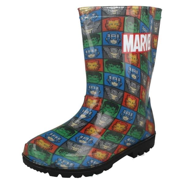 CHARACTER Boys Character Avengers Wellington Boots GWI24181AA01AVZZ