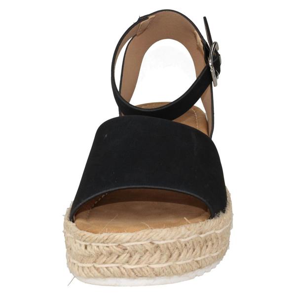 Savannah Ladies Savannah Wedge Mule Wide Fit Sandals F12039