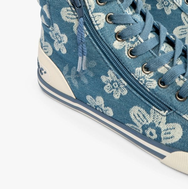 Rocket Dog JAZZIN HI Womens Trainers Navy