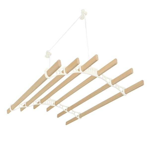 Monstershop Clothing Airer Ceiling Pulley - Ivory - 0.9m