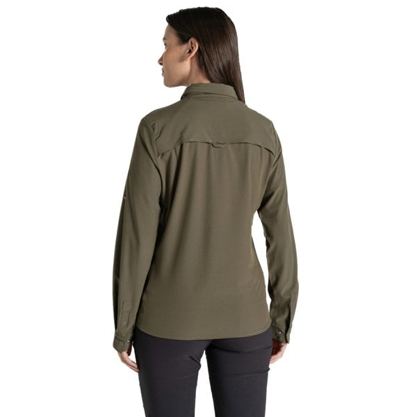 Craghoppers Women's NosiLife Pro III Nosilife Long-Sleeved Shirt - Wild Olive