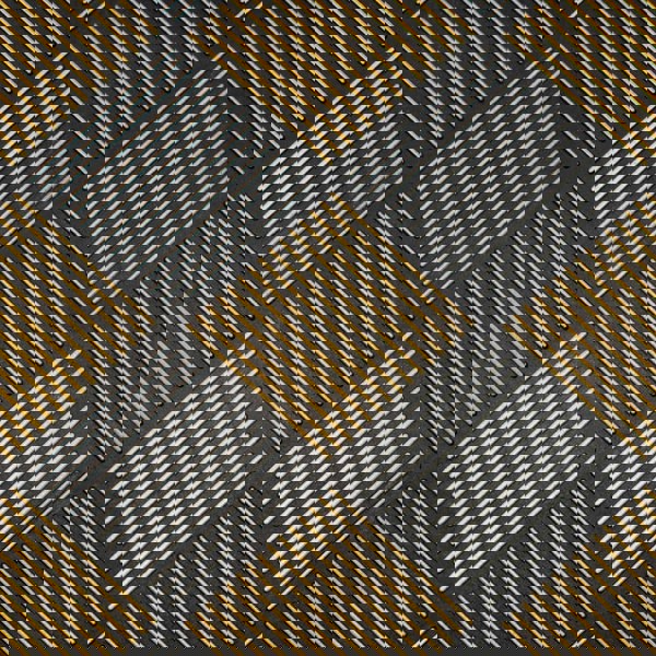 JVL Platina Scraper Rubber Doormat, 40x70cm, Silver/Gold