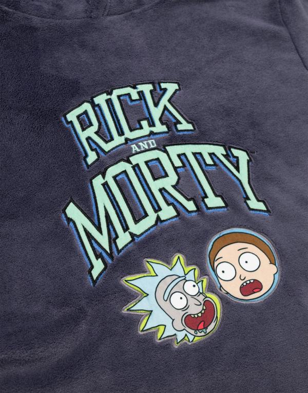 Rick And Morty Mens Grey Character Long Sleeve Long Leg Pyjama Set