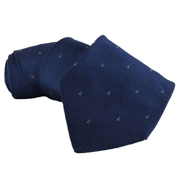 Dunhill woven silk tie in a mini neats pattern