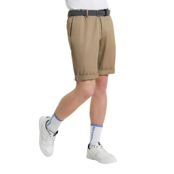 Ben Sherman Mens Signature Chino Shorts - Stone