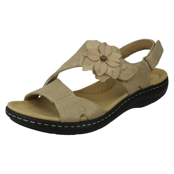 Clarks Ladies Clarks Slingback Sandals With Flower Detail Laurieann Bea