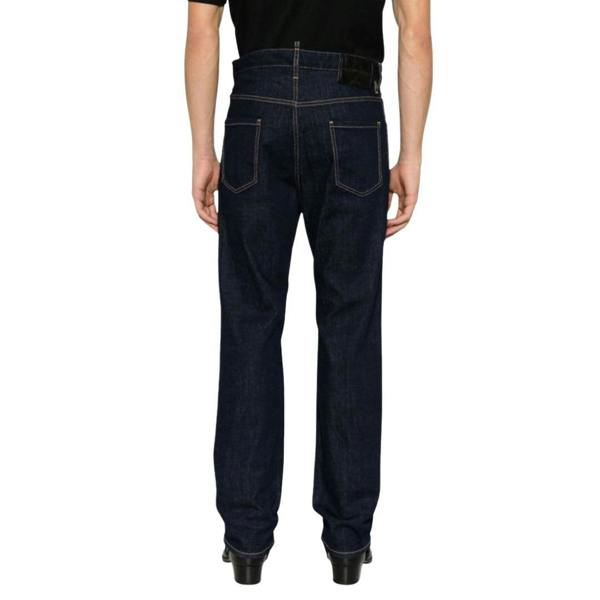 DSquared2 Mens Rinse Jeans - Navy Blue - 