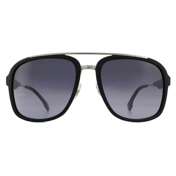 Carrera Sunglasses 133/S TI7 9O Ruthenium Matte Black Dark Grey Gradient