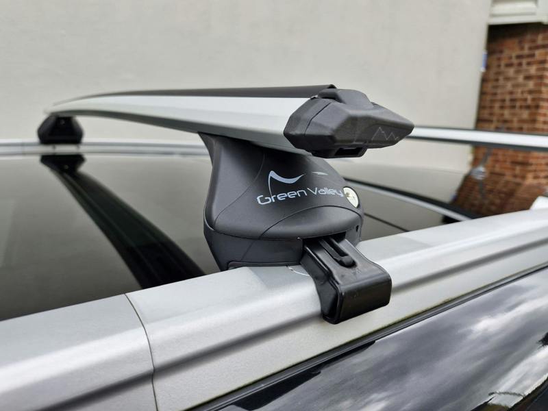 Green Valley Aerodynamic Roof Rack Wing Bars Silver, Peugeot 5008 / E-5008 2024+ onwards