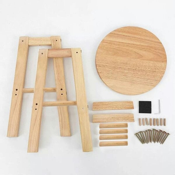 Havendro Wooden Bar Stool Bar Kitchen Stool Breakfast Bar Stool