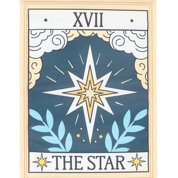 Serano The Star Vintage Tarot Wall Hanging