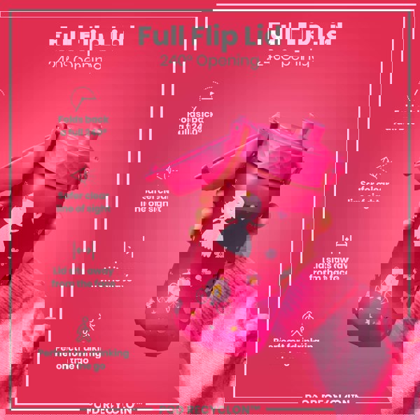 ION8 Leak Proof Kids Water Bottle, Recyclon, Princess, 350ml (12oz)