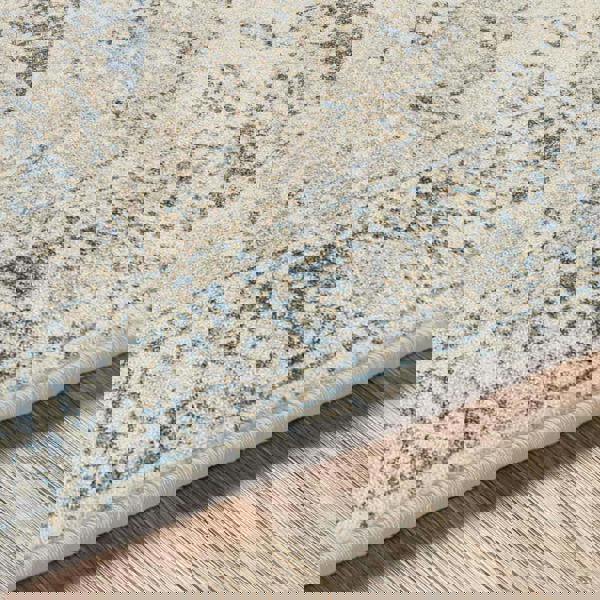 Livabliss Lillian-Washable Grey Blue Traditional Vintage Boho Rug