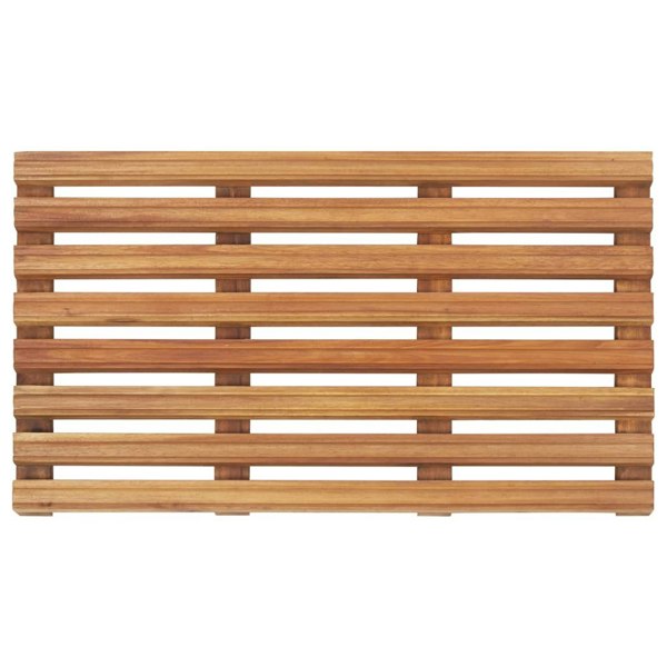 Berkfield Bath Mats 2 pcs Solid Acacia Wood 56x37 cm