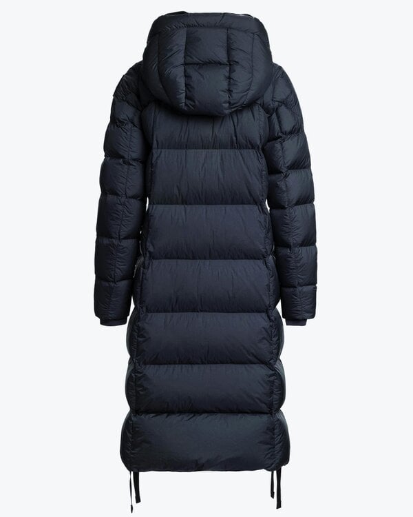 Parajumpers Panda Womens Down Coat with Hood - Blue Navy 316
