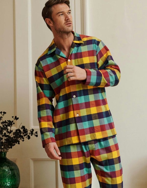 Men's Brushed Cotton Pyjama Set –  Edinburgh Check