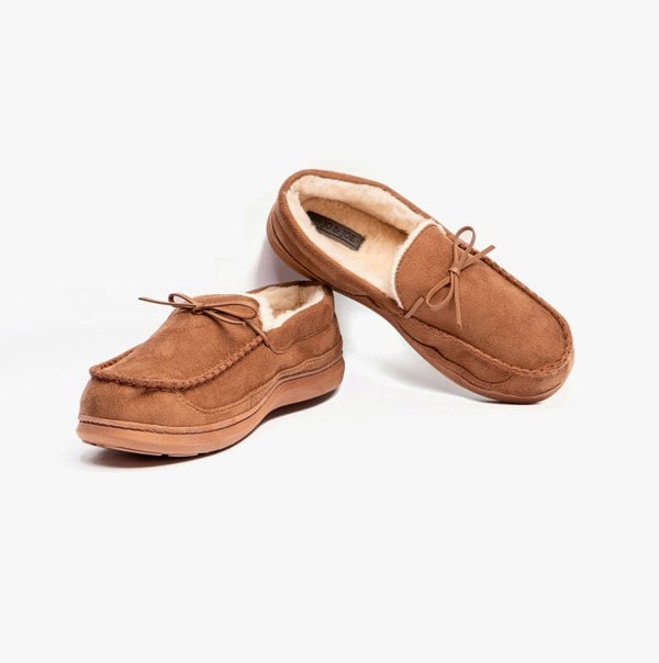 Jo & Joe CRANFORD Mens Slippers Cognac