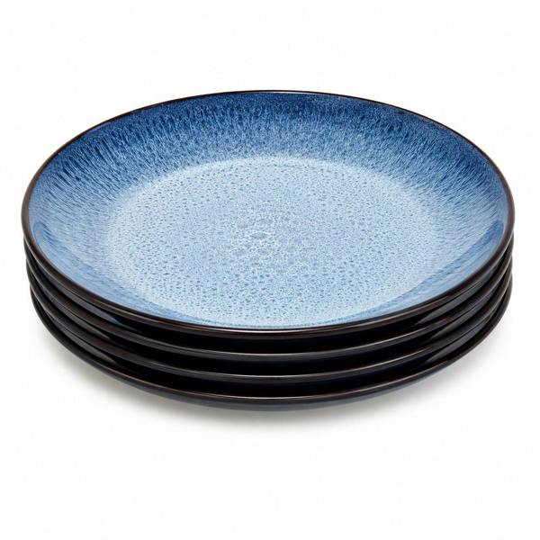 Blue Reactive Glaze Ceramic DInner plates